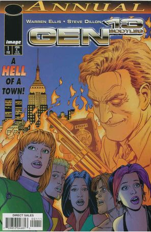 Gen13 Bootleg Annual 1 published by Image with cover art by Steve Dillon