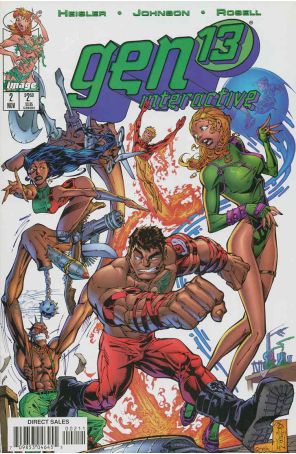 Gen13 Interactive 2 published by Image with cover art by Jason Johnson