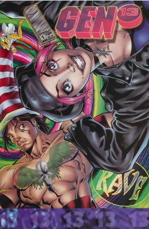 Gen13 Rave 1 published by Image with cover art by J. Scott Campbell