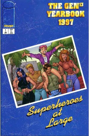 Gen13 Yearbook '97 1 published by Image with cover art by J. Scott Campbell