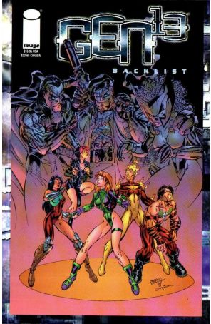 Gen13: Backlist TPB 1 published by Image with cover art by J. Scott Campbell