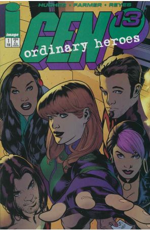 Gen13: Ordinary Heroes 1 published by Image with cover art by Adam Hughes