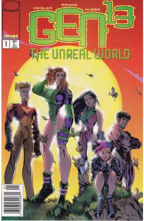Gen13: The Unreal World 1 (Newsstand) published by Image with cover art by Humberto Ramos