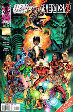 Gen13/Generation X 1E published by Image with cover art by Arthur Adams