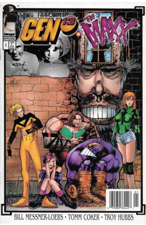 Gen13/Maxx 1 (Newsstand) published by Image with cover art by Tomm Coker