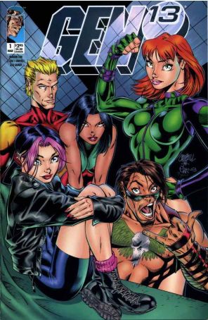 Gen13 1B published by Image with cover art by J. Scott Campbell