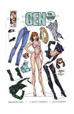 Gen13 1J published by Image with cover art by J. Scott Campbell