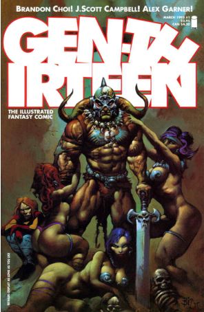 Gen13 1K published by Image with cover art by Simon Bisley
