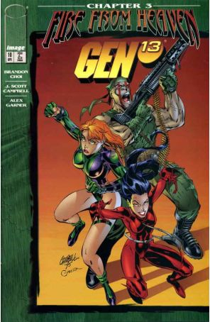 Gen13 10 published by Image with cover art by J. Scott Campbell