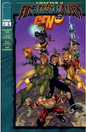 Gen13 11 published by Image with cover art by J. Scott Campbell
