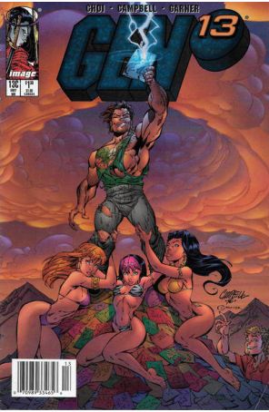Gen13 13C (Newsstand) published by Image with cover art by J. Scott Campbell