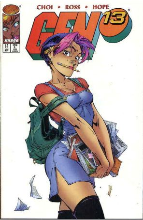 Gen13 14 published by Image with cover art by J. Scott Campbell