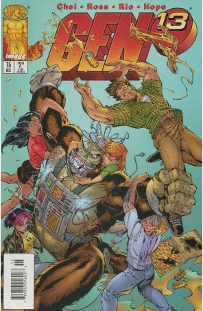 Gen13 15 published by Image with cover art by J. Scott Campbell