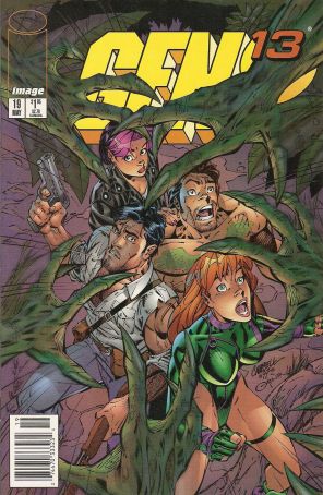 Gen13 19 (Newsstand) published by Image with cover art by J. Scott Campbell