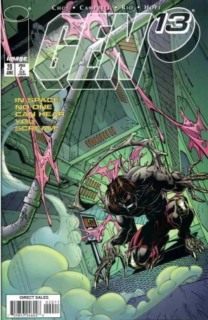 Gen13 20 published by Image with cover art by J. Scott Campbell