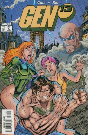 Gen13 22 published by Image with cover art by Al Rio