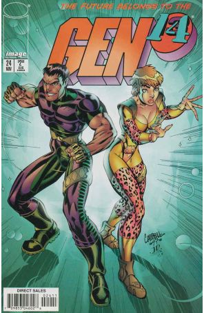 Gen13 24 published by Image with cover art by J. Scott Campbell