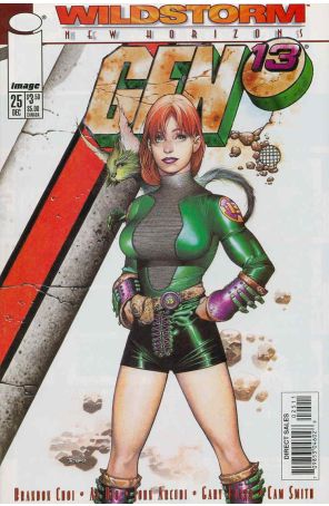 Gen13 25A published by Image with cover art by Travis Charest