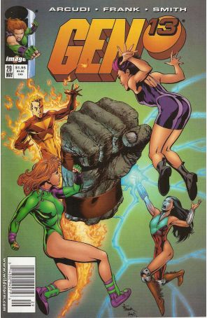 Gen13 29 (Newsstand) published by Image with cover art by Gary Frank