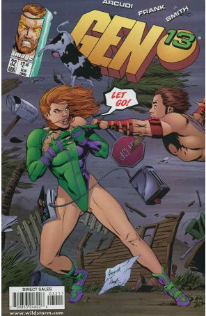Gen13 32 published by Image with cover art by Gary Frank
