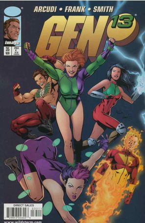 Gen13 35 published by Image with cover art by Gary Frank