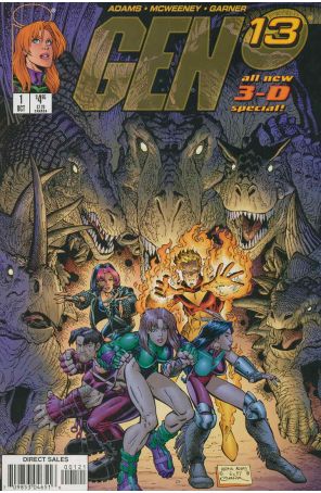 Gen13 3D 1 published by Image with cover art by Arthur Adams