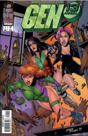Gen13 Annual 1 published by Image with cover art by Steve Dillon