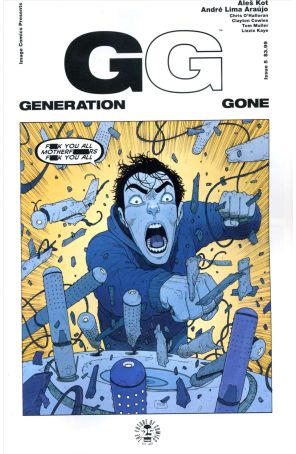 Generation Gone 5 published by Image with cover art by Andre Araujo