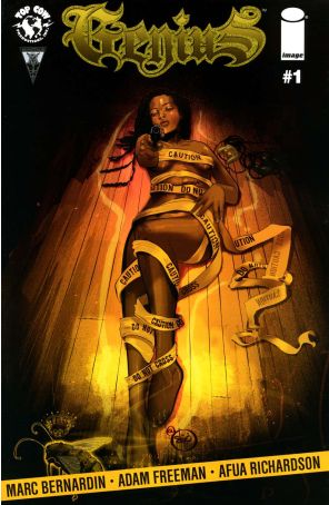 Genius (Top Cow) 1 published by Image with cover art by Afua Richardson