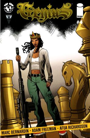 Genius (Top Cow) 4 published by Image with cover art by Afua Richardson