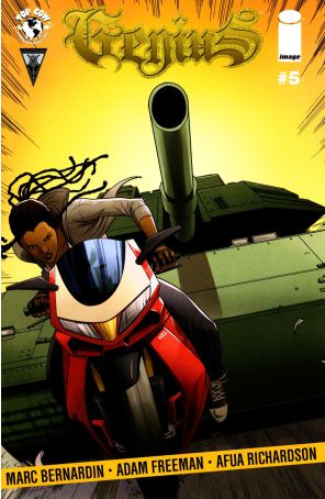 Genius (Top Cow) 5 published by Image with cover art by Afua Richardson