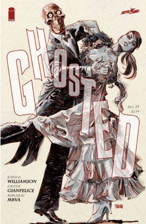 Ghosted 15 published by Image with cover art by Dan Panosian
