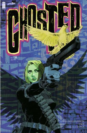 Ghosted 18 published by Image with cover art by Dan Panosian