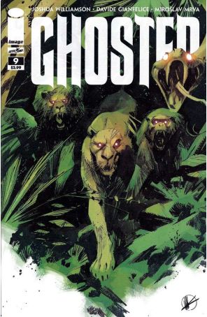 Ghosted 9 published by Image with cover art by Matteo Scalera