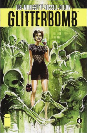 Glitterbomb 4B published by Image with cover art by Trevor Jameus