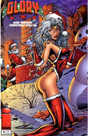 Glory And Friends Christmas Special 1 published by Image with cover art by Mike Deodato Jr.