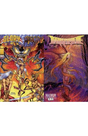 Glory/Angela: Angels in Hell 1 published by Image with cover art by Andy Park