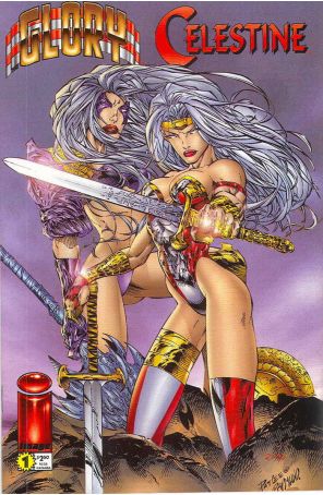 Glory/Celestine: Dark Angel 1 published by Image with cover art by Patrick Lee
