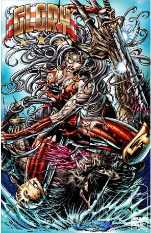 Glory 2 published by Image with cover art by Mike Deodato Jr. and Christian Lichtner