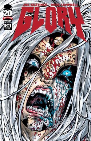 Glory 24 published by Image with cover art by Ross Campbell
