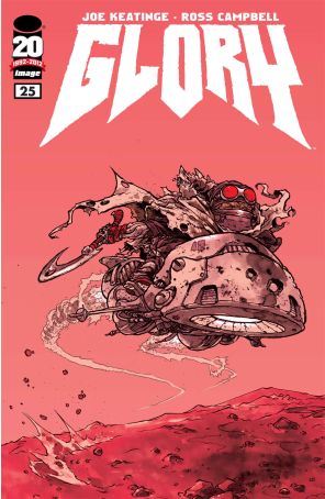 Glory 25 published by Image with cover art by Ross Campbell