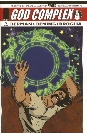 God Complex 5 published by Image with cover art by Michael Avon Oeming
