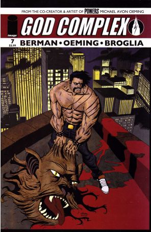 God Complex 7 published by Image with cover art by Michael Avon Oeming