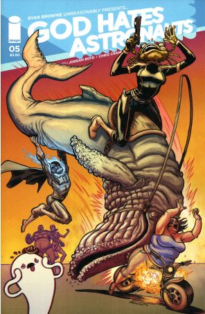 God Hates Astronauts (2nd Series) 5A published by Image with cover art by Ryan Browne