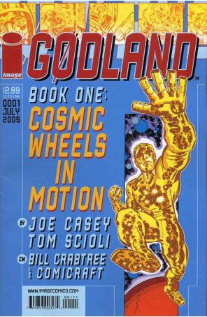 Godland 1 published by Image with cover art by Tom Scioli