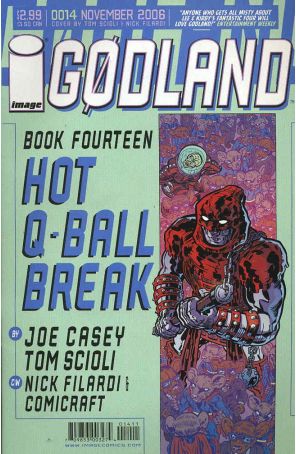 Godland 14 published by Image with cover art by Tom Scioli