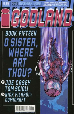 Godland 15 published by Image with cover art by Tom Scioli
