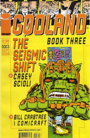 Godland 3 published by Image with cover art by Tom Scioli