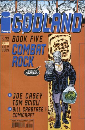 Godland 5 published by Image with cover art by Tom Scioli