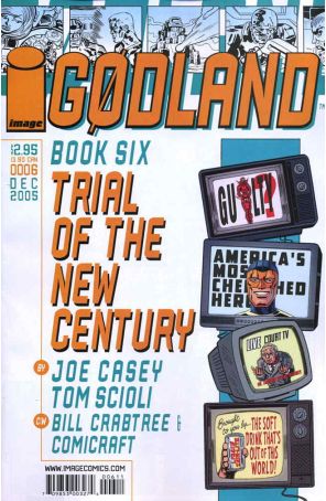 Godland 6 published by Image with cover art by Tom Scioli